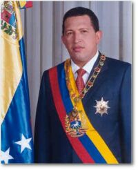 Staatspräsident Hugo Chávez